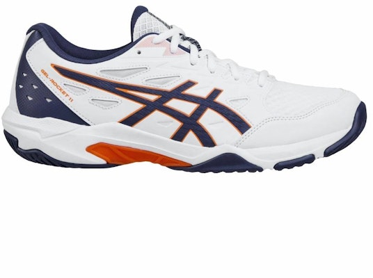 ASICS Gel Rocket 11 2E Wide 'White Indigo Fog' 1073A077-101 Order ASICS Gel Rocket 11 2E Wide 'White Indigo Fog' 1073A077-101