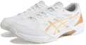Lookbook ASICS Gel Rocket 11 2E Wide 'Putih Emas Tulen' 1071A106-100