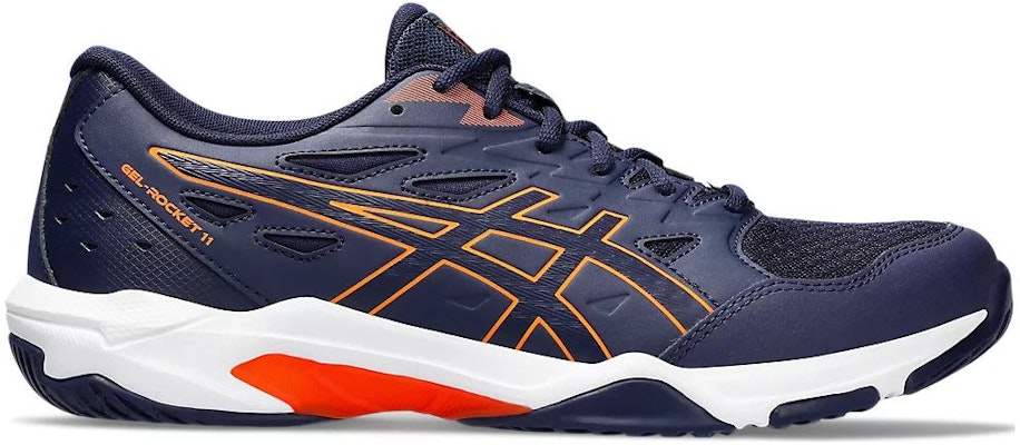 ASICS Gel Rocket 11 Wide 'Peacoat Shocking Orange' 1071A094-402 Order ASICS Gel Rocket 11 Wide 'Peacoat Shocking Orange' 1071A094-402