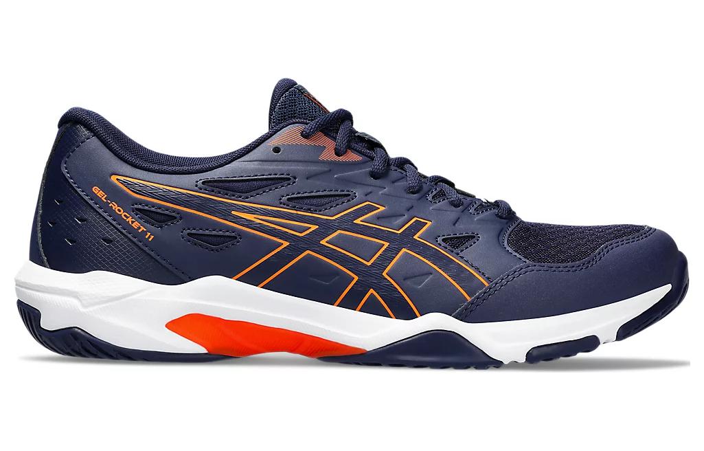 Order ASICS Gel Rocket 11 Wide 'Peacoat Shocking Orange' 1071A094-402