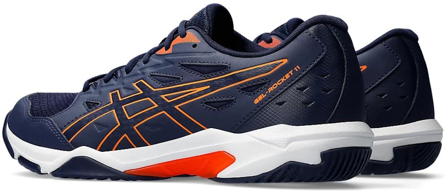 ASICS Gel Rocket 11 Wide 'Peacoat Shocking Orange' 1071A094-402 Shop ASICS Gel Rocket 11 Wide 'Peacoat Shocking Orange' 1071A094-402