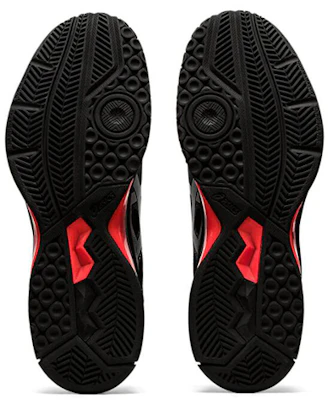 ASICS Gel Rocket 9 ''Noir Rouge Sunrise'' 1071A030-010 Details for ASICS Gel Rocket 9 ''Noir Rouge Sunrise'' 1071A030-010