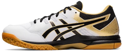 ASICS Gel-Rocket 9 Black//Gold 'White' 1073A014-100 ASICS Gel-Rocket 9 Black//Gold 'White' 1073A014-100
