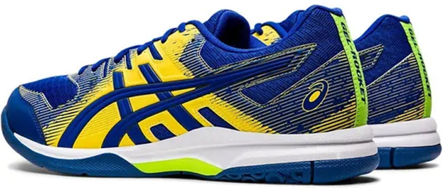 ASICS Gel Rocket 9 'Blue Vibrant Yellow' 1071A030-401 Shop ASICS Gel Rocket 9 'Blue Vibrant Yellow' 1071A030-401