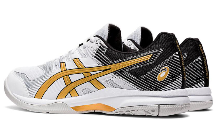 Shop ASICS Gel Rocket 9 ''Blanc Or Pur'' 1071A030-103