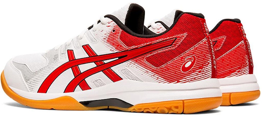 Asics Gel-Rocket 9 低筒 運動鞋 男款 白紅 Shop Asics Gel-Rocket 9 低筒 運動鞋 男款 白紅