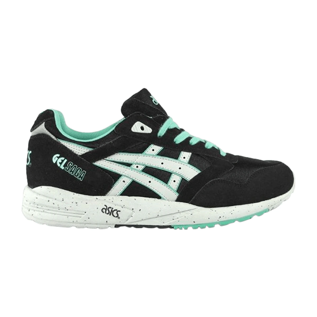 Buy ASICS Gel Saga Black Mint H137K 9011 Novelship