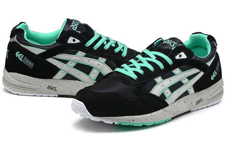 Order ASICS Gel Saga 黑薄荷配色 H137K-9011