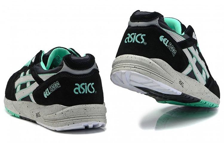 Lookbook ASICS Gel Saga 黑薄荷配色 H137K-9011