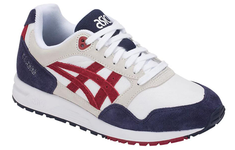 Lookbook ASICS Gel Saga 'Navy Burgundy' Sepatu Sneakers 1193A095-102