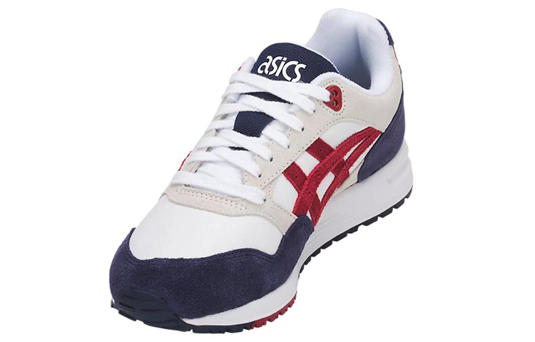 Shop ASICS Gel Saga 'Navy Burgundy' Sepatu Sneakers 1193A095-102