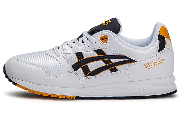Buy Asics Gel-Saga 耐磨防滑 低筒運動鞋 白黑橙