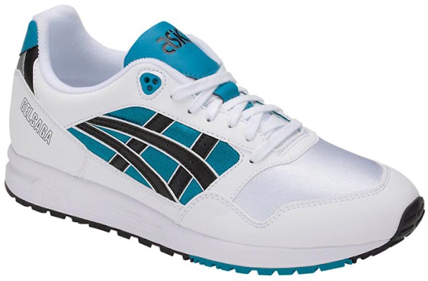 ASICS Gel Saga Putih Biru Hitam 1191A022-401 Lookbook ASICS Gel Saga Putih Biru Hitam 1191A022-401