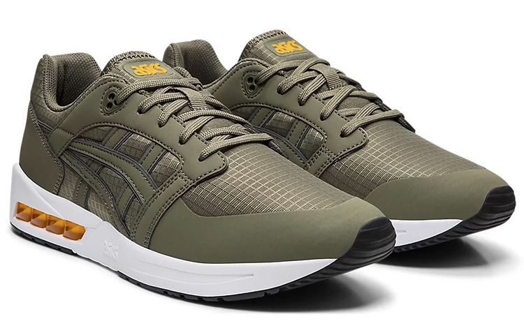 Lookbook ASICS Gel Saga Sou 'Mantle Green' kasut sukan lelaki. 1191A241-300