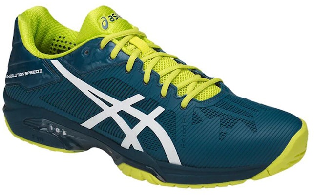 ASICS Gel Solution Speed 3 'Hijau Gelap dan Putih' E600N-4501 Lookbook ASICS Gel Solution Speed 3 'Hijau Gelap dan Putih' E600N-4501