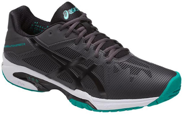 ASICS Gel-Solution Speed 3 '石墨灰黑' 超级快鞋 E600N-9590 Lookbook ASICS Gel-Solution Speed 3 '石墨灰黑' 超级快鞋 E600N-9590