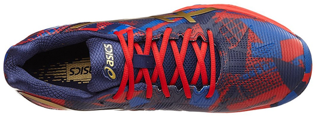 ASICS Gel-Solution Speed 3 'Merah Biru' E600Q-4694 Shop ASICS Gel-Solution Speed 3 'Merah Biru' E600Q-4694