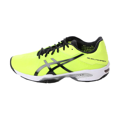 ASICS Gel-Solution Speed 3 OC Yellow 'Durable Low-Top Running Shoe'