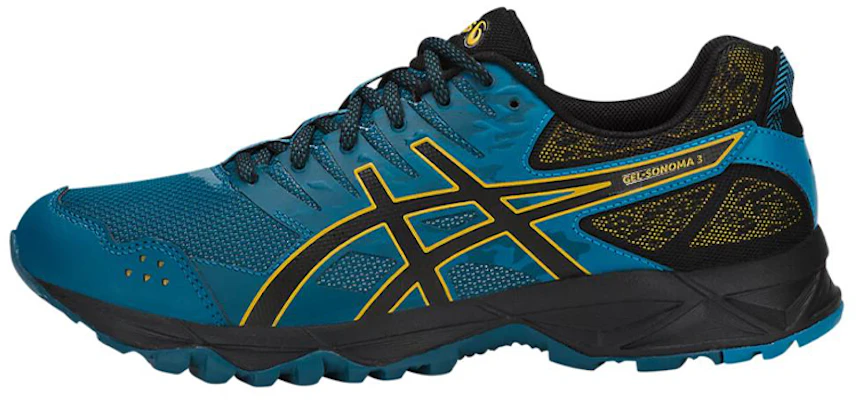 ASICS Gel-Sonoma 3跑鞋 蓝/黑/黄 T724N-4590 Buy ASICS Gel-Sonoma 3跑鞋 蓝/黑/黄 T724N-4590