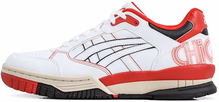 ASICS GEL-SPOTLYTE LOW Retro Basketball Shoes White Red Unisex Chicago Limited 'White Red' 1203A233-100 ASICS GEL-SPOTLYTE LOW Retro Basketball Shoes White Red Unisex Chicago Limited 'White Red' 1203A233-100