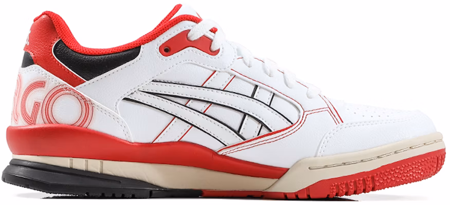 ASICS GEL-SPOTLYTE LOW Kasut Retro Bola Keranjang Putih Merah Unisex Limited 'Chicago' 1203A233-100 Order ASICS GEL-SPOTLYTE LOW Kasut Retro Bola Keranjang Putih Merah Unisex Limited 'Chicago' 1203A233-100