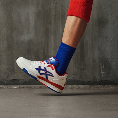 ASICS Unisex GEL-SPOTLYTE LOW OG Putih/Biru 1203A232-100 1