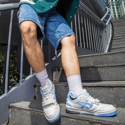 ASICS Gel-Spotlyte Low V2 'Putih Biru' 1203A258-103 Cheap ASICS Gel-Spotlyte Low V2 'Putih Biru' 1203A258-103