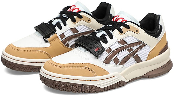 ASICS Gel Spotlyte V2 Low 'Putih Coklat' 1203A258-104 Lookbook ASICS Gel Spotlyte V2 Low 'Putih Coklat' 1203A258-104