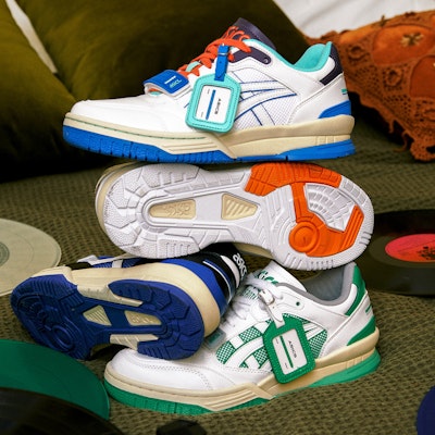 ASICS Gel Spotlyte V2 Low 'Putih Hijau' 1203A258-101 3