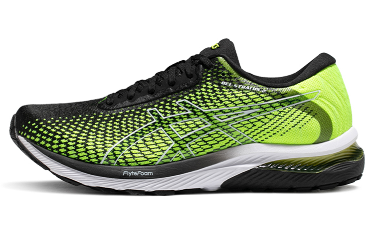 Beli ASICS Gel Stratus Knit 'Safety Yellow Black' 1011B386-750