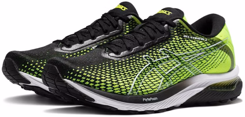 ASICS Gel Stratus 2 Knit 'Amarillo Seguridad Negro' 1011B386-750 Order ASICS Gel Stratus 2 Knit 'Amarillo Seguridad Negro' 1011B386-750