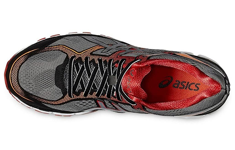 Shop 아식스 젤 서베이어 5 '블랙 실버 버밀리온' T6B4N-9093