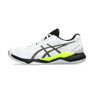 ASICS Gel Tactic 12 2E Wide 'White Gunmetal Volt'