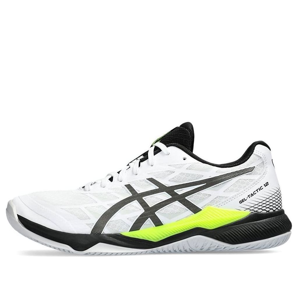ASICS Gel Tactic 12 2E Wide 'White Gunmetal Volt' 1073A059-101