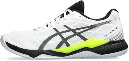 ASICS Gel Tactic 12 2E Wide 'White Gunmetal Volt' 1073A059-101 ASICS Gel Tactic 12 2E Wide 'White Gunmetal Volt' 1073A059-101