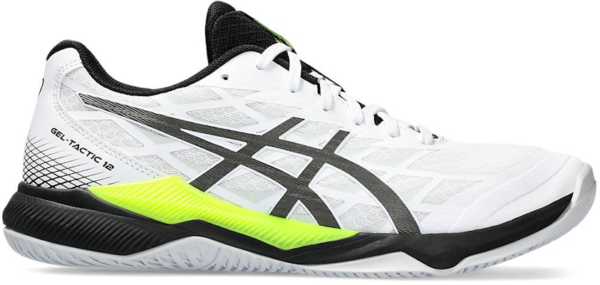 ASICS Gel Tactic 12 2E Wide 'Putih Gunmetal Volt' 1073A059-101 Order ASICS Gel Tactic 12 2E Wide 'Putih Gunmetal Volt' 1073A059-101