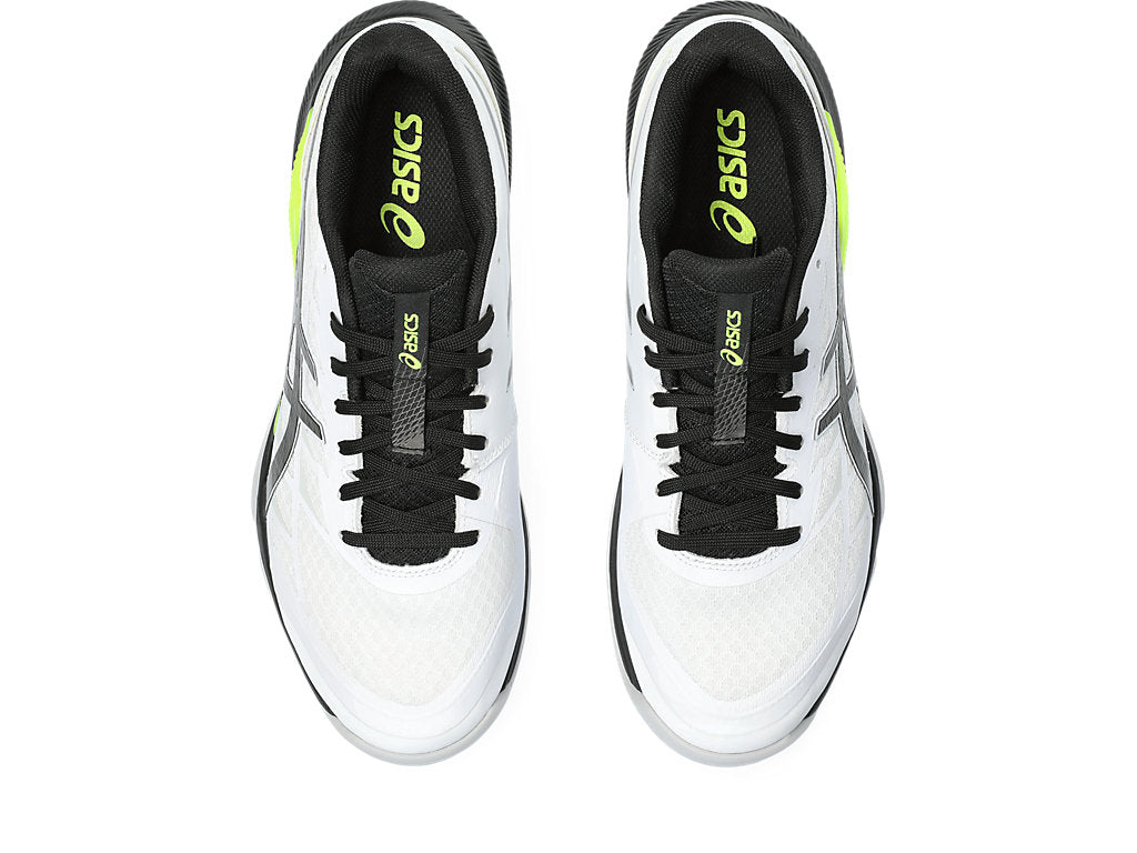 Details for ASICS Gel Tactic 12 2E Wide 'Putih Gunmetal Volt' 1073A059-101