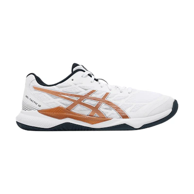 ASICS Gel Tactic 12 2E Wide 'White Pure Bronze'