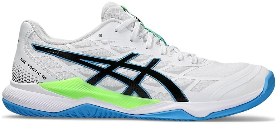 ASICS Gel Tactic 12 'White Blue Lime' 1071A090-102 Order ASICS Gel Tactic 12 'White Blue Lime' 1071A090-102