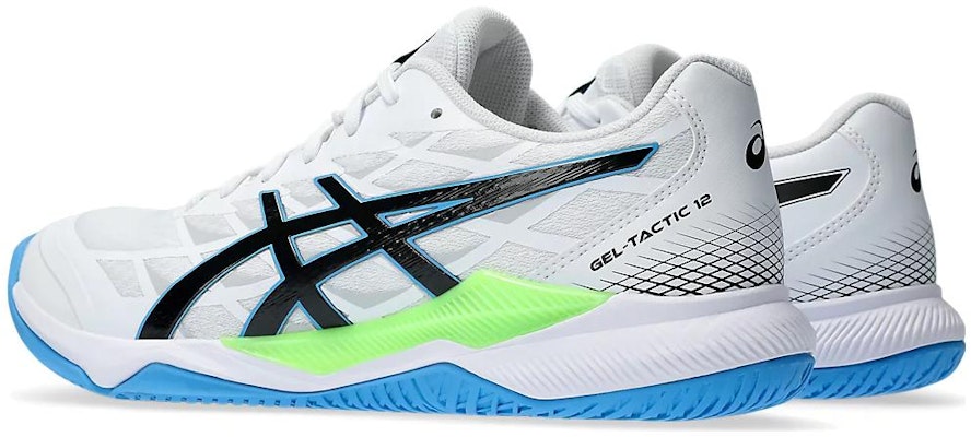 ASICS Gel Tactic 12 'White Blue Lime' 1071A090-102 Lookbook ASICS Gel Tactic 12 'White Blue Lime' 1071A090-102