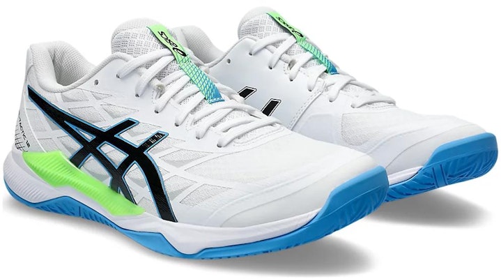 ASICS Gel Tactic 12 'White Blue Lime' 1071A090-102 Shop ASICS Gel Tactic 12 'White Blue Lime' 1071A090-102
