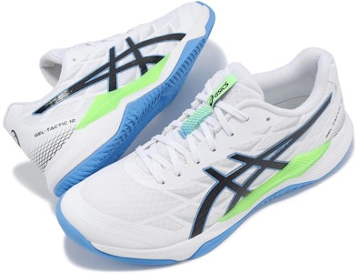 ASICS Gel Tactic 12 'Putih Lime Burst' 1073A058-102 Shop ASICS Gel Tactic 12 'Putih Lime Burst' 1073A058-102