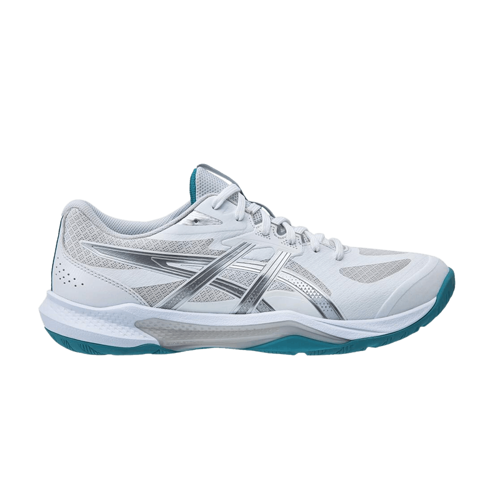 ASICS Gel Tactic 13 Wide 'White Pure Silver Aqua' 1073A084-100