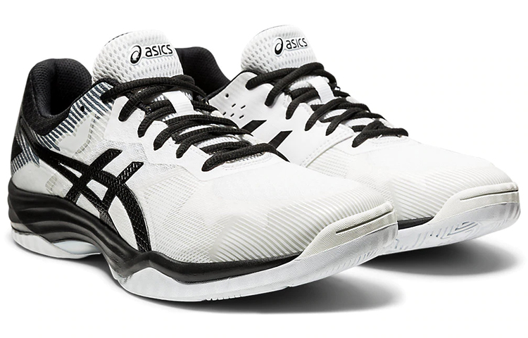 Lookbook ASICS Gel Tactic 2E Wide 'White Black' 1073A032-100