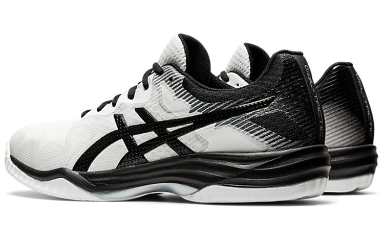 Shop ASICS Gel Tactic 2E Wide 'White Black' 1073A032-100