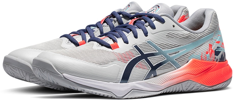 ASICS Gel-Tactic Kasut Sukan Kelabu/Biru 1071A072-960 Order ASICS Gel-Tactic Kasut Sukan Kelabu/Biru 1071A072-960