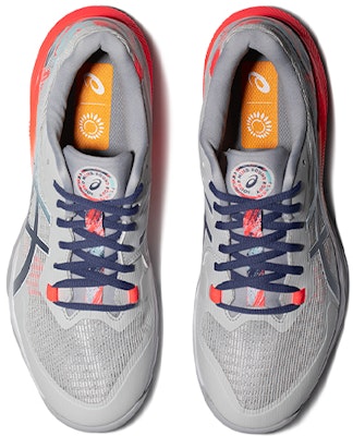 ASICS Gel-Tactic Kasut Sukan Kelabu/Biru 1071A072-960 Lookbook ASICS Gel-Tactic Kasut Sukan Kelabu/Biru 1071A072-960