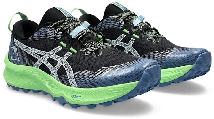 ASICS Gel Trabuco 12 'Negro Azul Claro Verde' 1011B799-001 Order ASICS Gel Trabuco 12 'Negro Azul Claro Verde' 1011B799-001