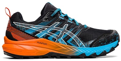 ASICS Gel Trabuco 9 'Hitam Biru Oren' 1011B030-002 Order ASICS Gel Trabuco 9 'Hitam Biru Oren' 1011B030-002