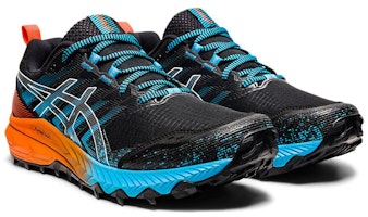 ASICS Gel Trabuco 9 'Hitam Biru Oren' 1011B030-002 Lookbook ASICS Gel Trabuco 9 'Hitam Biru Oren' 1011B030-002